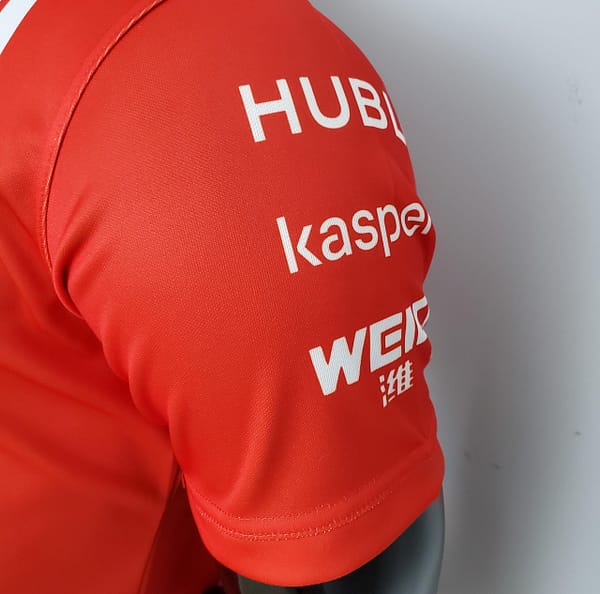F1 Formula One 2022 Ferrari Polo Red S-5XL - Image 2
