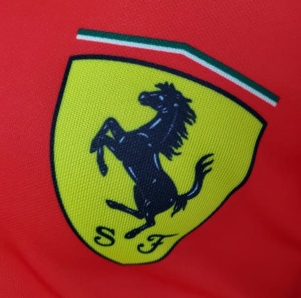 F1 Formula One 2022 Ferrari Polo Red S-5XL - Image 6