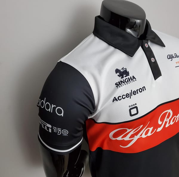 F1 Formula One 2022 Alfa Rome Polo S-5XL - Image 3