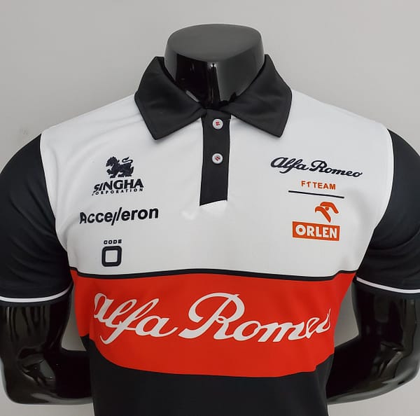 F1 Formula One 2022 Alfa Rome Polo S-5XL - Image 6