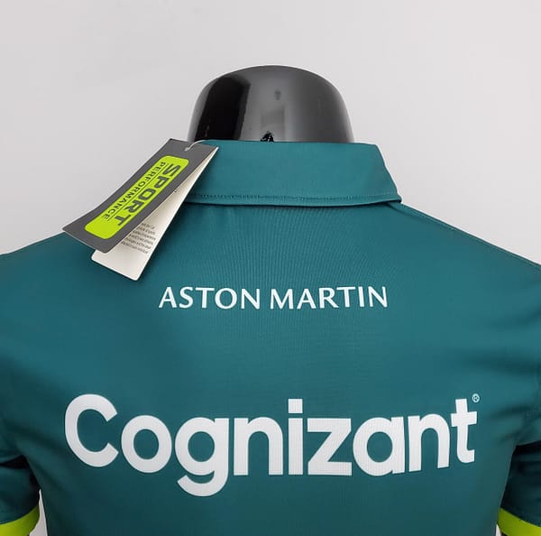 F1 Formula One 2022 Aston Martin Polo Green S-5XL - Image 2