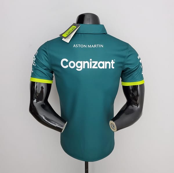 F1 Formula One 2022 Aston Martin Polo Green S-5XL - Image 3