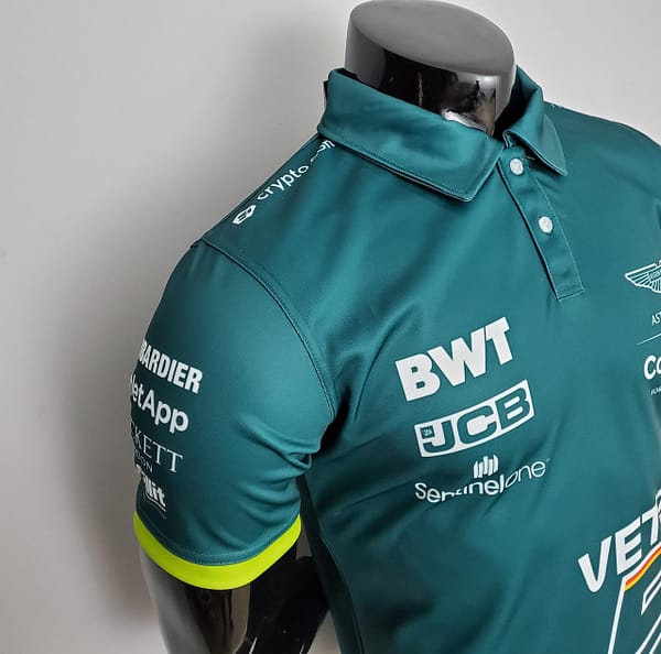 F1 Formula One 2022 Aston Martin Polo Green S-5XL - Image 6