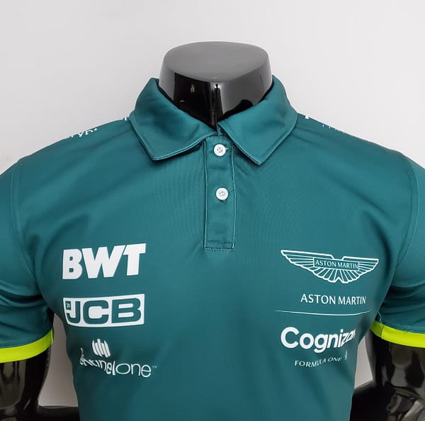 F1 Formula One 2022 Aston Martin Polo Green S-5XL - Image 9