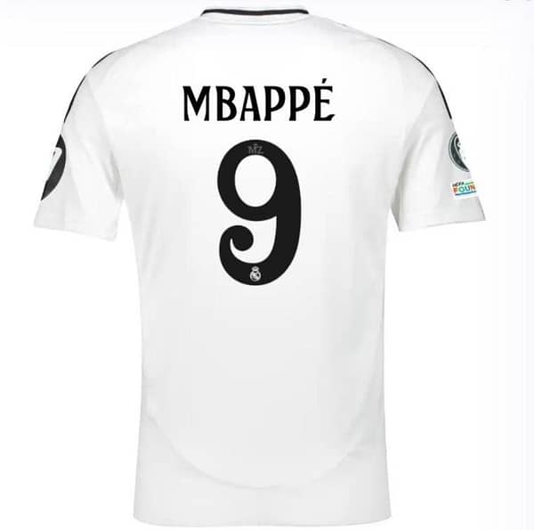 24/25 Real Madrid Home Jersey With 15 Trophy Patch - Image 10