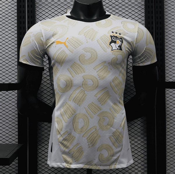 Player Version 2024 IVORY COAST Away White Jersey