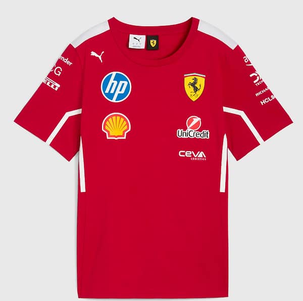 2025 Ferrari F1 Red Racing Shirt
