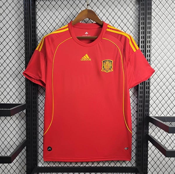 2010 Retro Spain Home Jersey