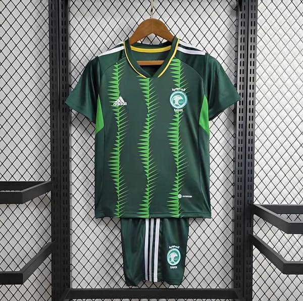 2024 Kids Saudi Arabia Home Jersey - Image 9