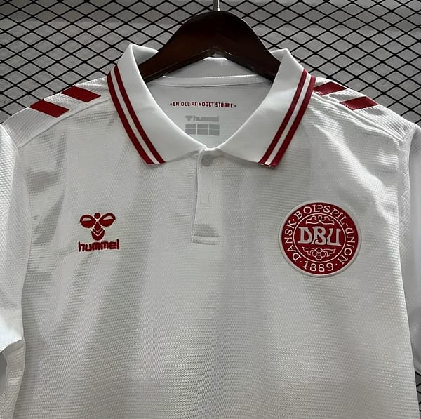 2024 Denmark Away White Jersey - Image 3