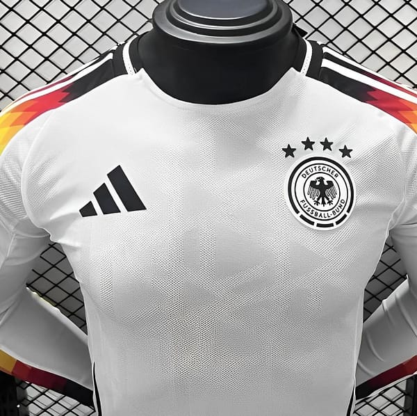 Player Version 2024 Germany Home Long Sleeve Jersey - Image 3
