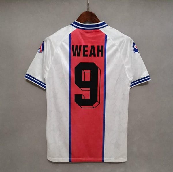 Retro 94/95 PSG White Away Jersey - Image 4