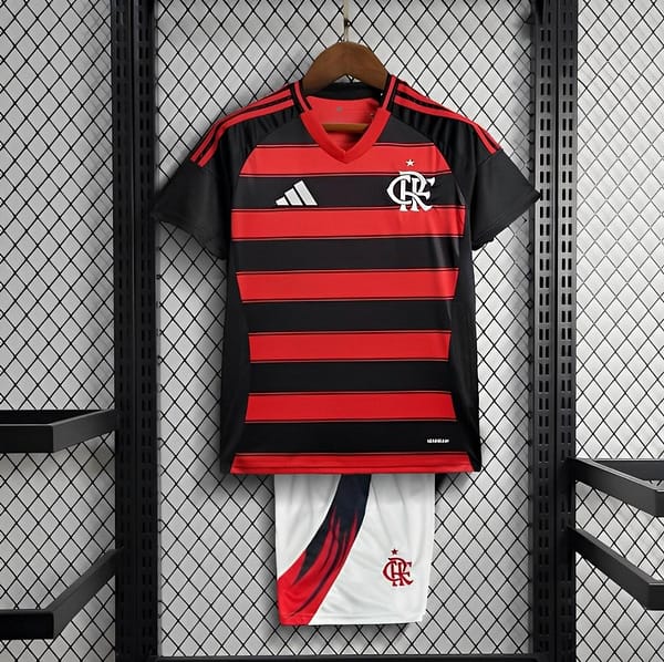 25/26 Kids Flamengo Home 16-28 Jersey