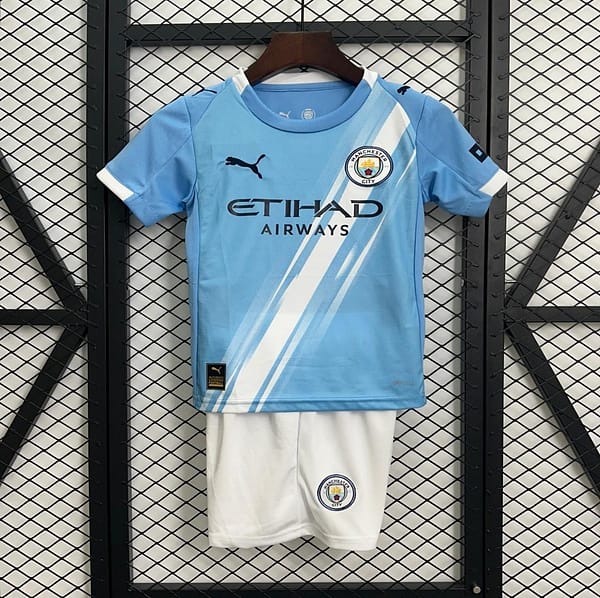 25/26 Kids Manchester City Home Size 16-28 Jersey