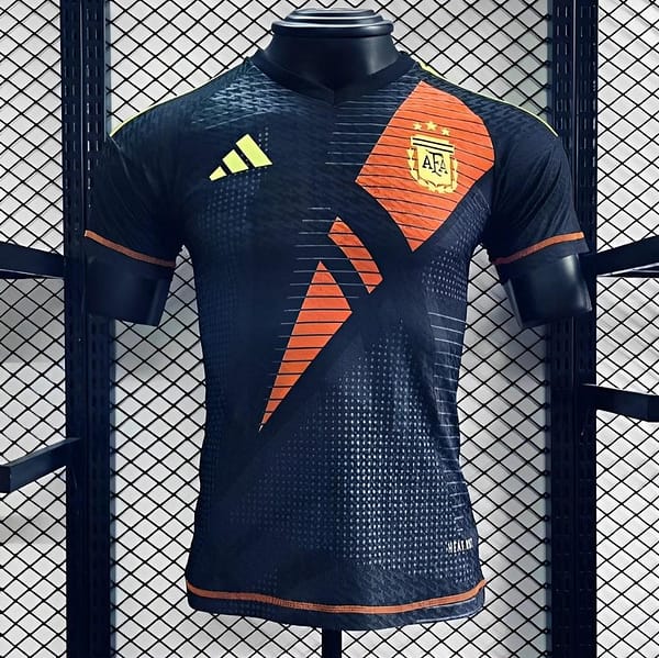 Player Version 2024 Argentina Black Goalkeeper Jersey