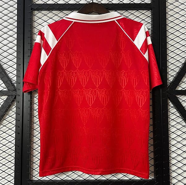 Retro 92/93 Sevilla FC Away Red Jersey - Image 2