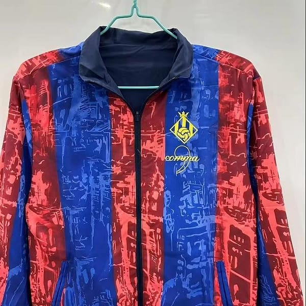25/26 Barcelona Comma Football Reversible Windbreaker - Image 3