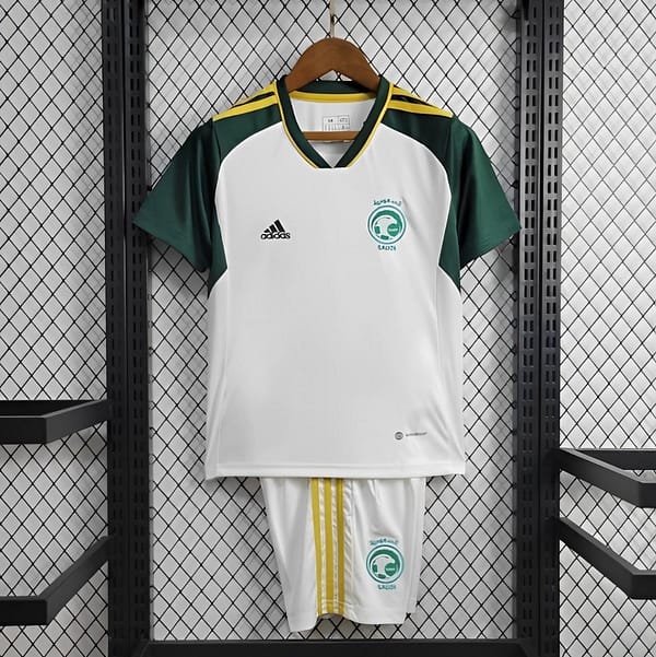 2024 Kids Saudi Arabia Away White Jersey - Image 9
