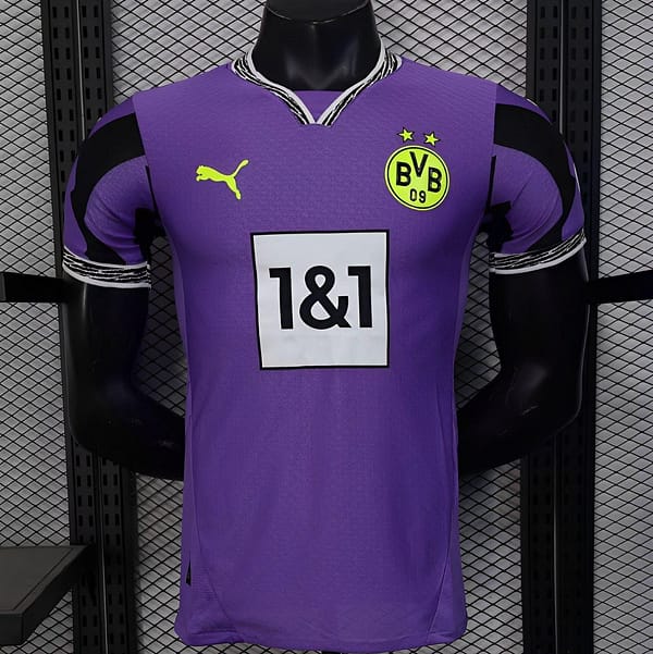 Player Version 24/25 Borussia Dortmund Anniversary 4th Goalkeeper Purple Jersey