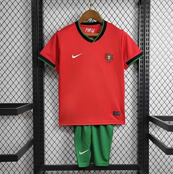 2024 Kids Portugal Home Jersey - Image 10