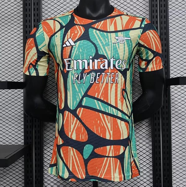 Player Version 24/25 Arsenal Pre-match Mixed Color Special Jersey