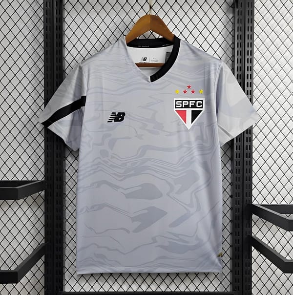 24/25 Sao Paulo Home Gray Goalkeeper Jersey - Image 10