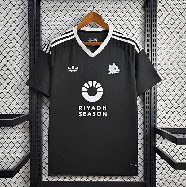 24/25 AS Roma Black Pre-match Jersey