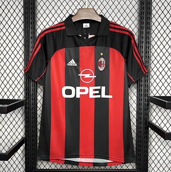 Retro 2000/02 AC Milan Home Jersey