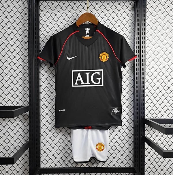 Retro KIDS 07/08 Manchester United Away 16-28 Jersey