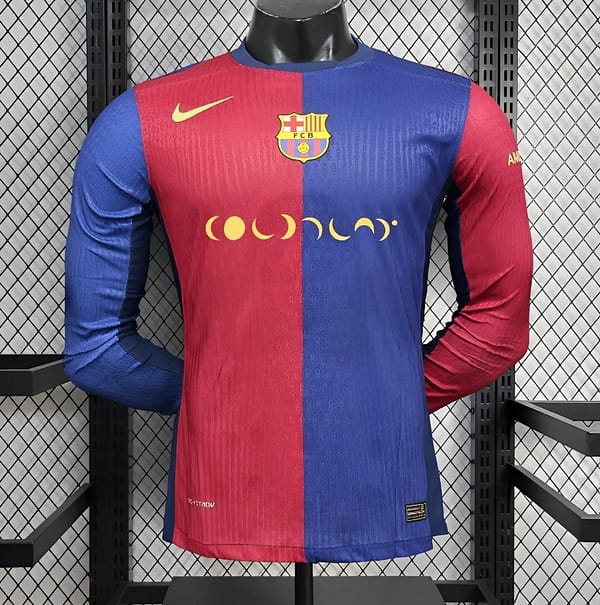 24/25 Player Version Barcelona x Coldplay Home Long Sleeve Jersey
