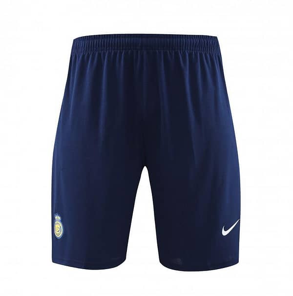 23/24 Al-Nassr Black/Blue Short Sleeve Jersey+Shorts - Image 5