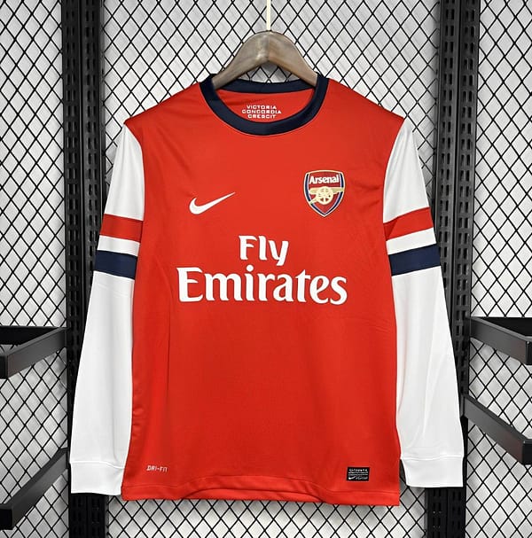 Retro 12/13 Arsenal Home Long Sleeve Jersey