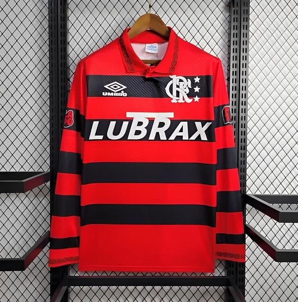 Retro 94/95 Flamengo Home Long Sleeve Jersey