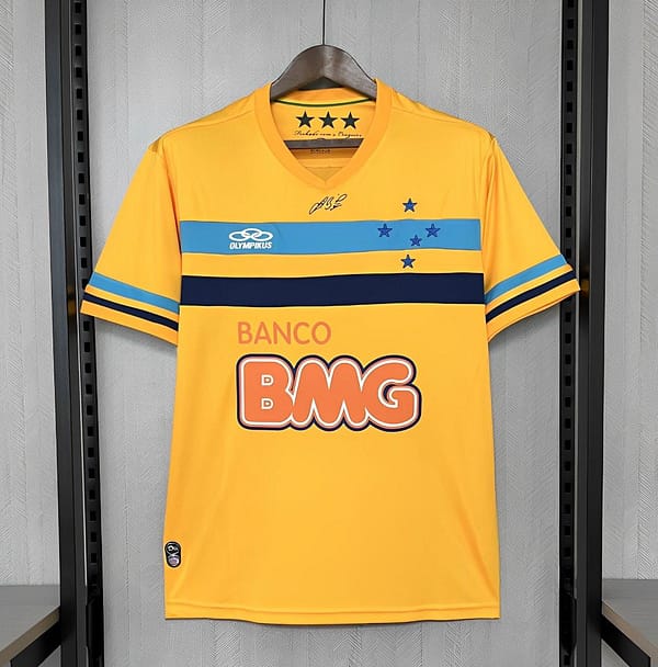 Retro 14/15 Cruzeiro Goalkeeper Yellow Jersey