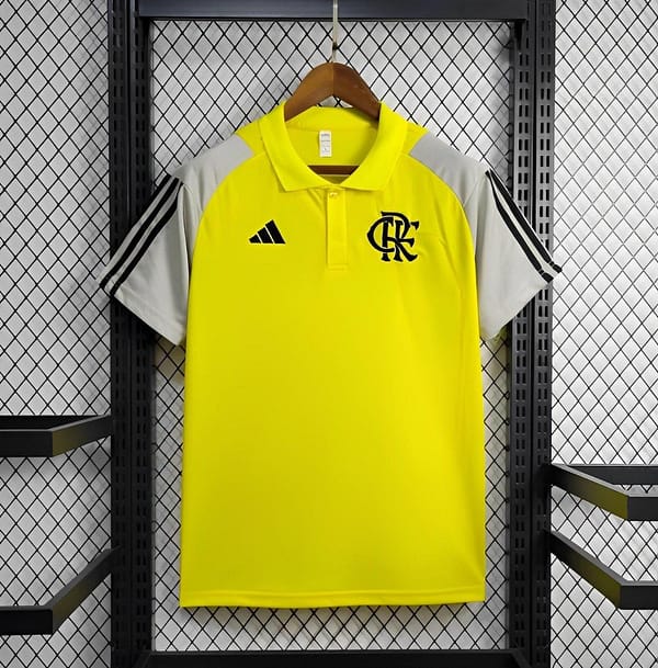 24/25 Flamengo Yellow Polo Jersey