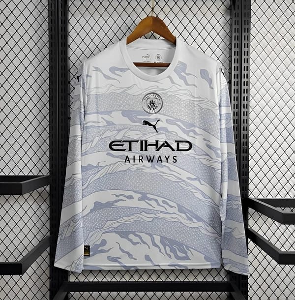 24/25 Manchester City Puma Year of the Dragon White Long Sleeve Jersey