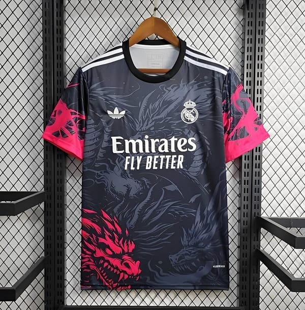 24/25 Real Madrid Black/Red Dragon Special Jersey