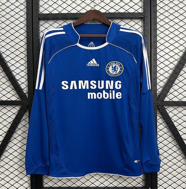 06/07 Retro Long Sleeve Chelsea Home Jersey