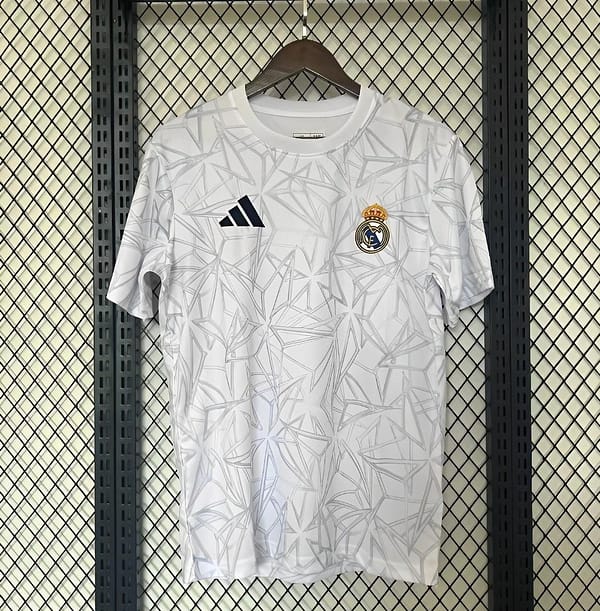 24/25 Real Madrid White Pre-Match Jersey