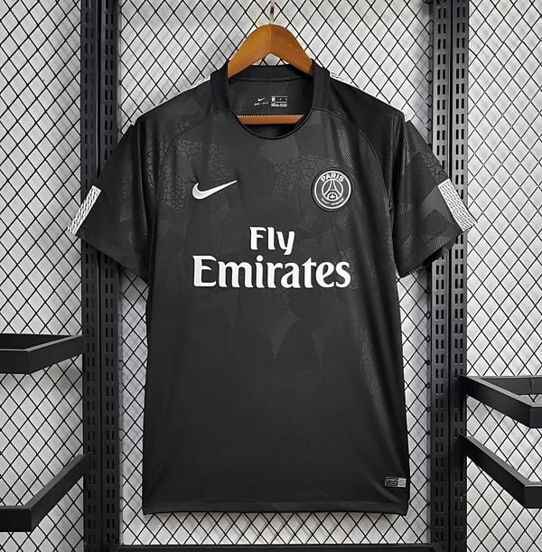 17/18 Retro PSG Black 2 Away Jersey