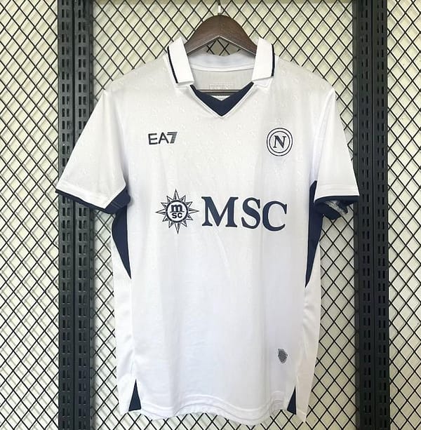 24/25 SS Napoli Away White Jersey - Image 3