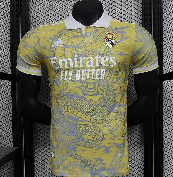 Player Version 24/25 Real Madrid Golden Dragon Pre-Match Jersey