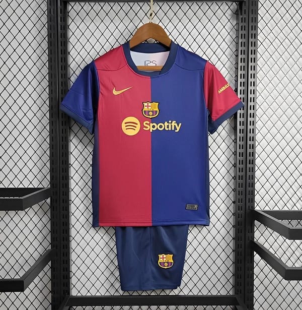 24/25 Kids Barcelona Home Jersey