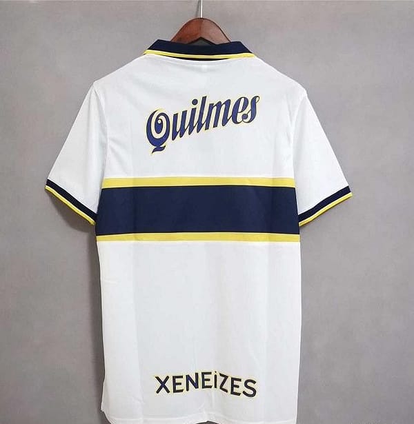 Retro 96/97 Boca Juniors Away White Jersey - Image 2