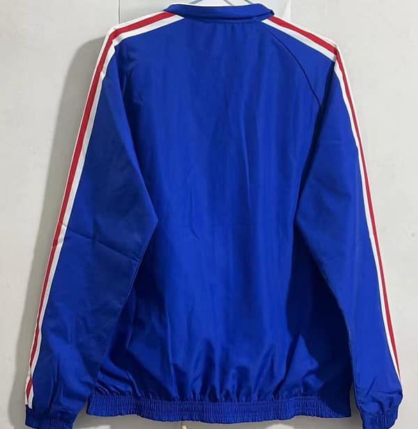 Retro 1998 France Blue/White Reversible Full Zipper Jacket - Image 3