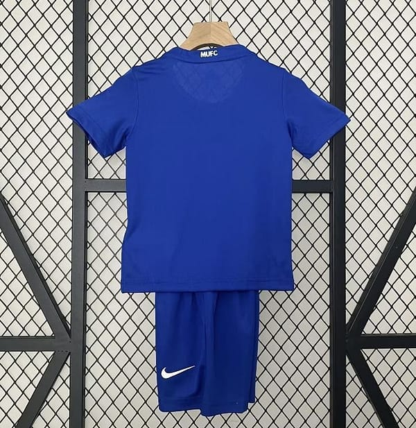 Retro 24/25 Kids Manchester United Third Blue Jersey - Image 2
