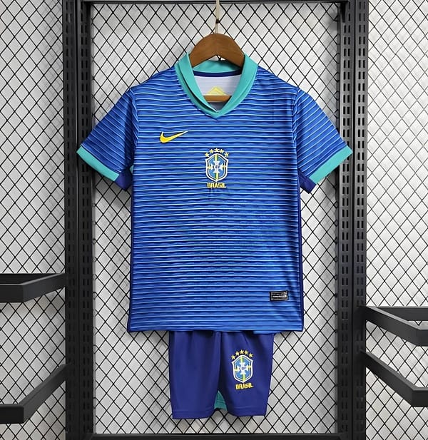 24/25 Kids Brazil Away Jersey - Image 11