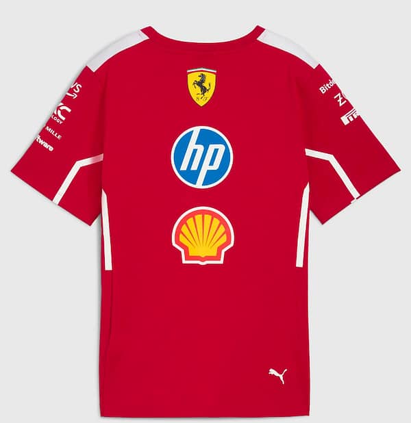 2025 Ferrari F1 Red Racing Shirt - Image 2