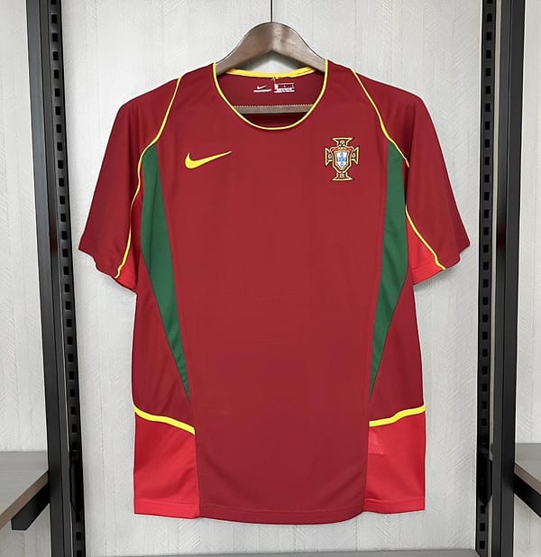 2002 Retro Portugal Home Jersey