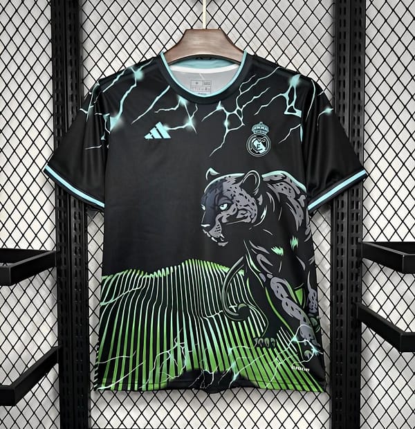 2024/25 Real Madrid Special Edition Black And Green Jersey
